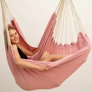 AMANKA XXL Hängesessel Mit 210cm Gestell – Hängestuhl Ständer Metall 15