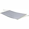 AMANKA XXL Stabhängematte 200×120 Doppelhängematte 2 Personen Garten Hängematte Grau 17