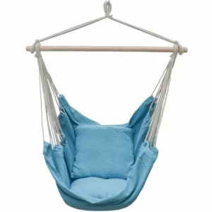 AMANKA Balkon Hängesessel Mit 2 Kissen Zum Wenden – Outdoor Hängeschaukel Für Garten 11