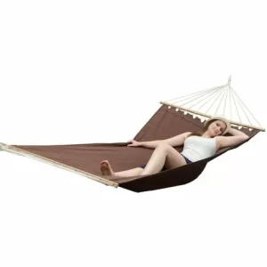 AMANKA Doppel Hängematte Mit Gestell 200×120 Cm Garten Hängeliege Hängemattengestell 9