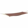AMANKA Outdoor Stabhängematte 190x80cm Garten Hängematte Mit Stange Bis 100kg Braun 19