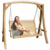 AMANKA Hollywoodschaukel Mit Bank Aus Holz 17