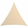 AMANKA UV Sonnensegel 6x6x6 HDPE Dreieck Sonnenschutz Überdachung Balkon Garten Beige 19