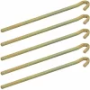 AMANKA Stahl-Hart 5 Vierkant Zelt-Heringe Erdnägel 220x6mm Bodenanker Camping-Zeltnägel 17