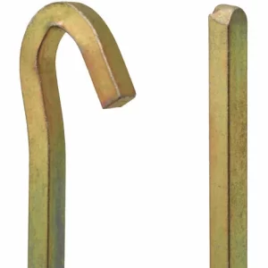 AMANKA Stahl-Hart 5 Vierkant Zelt-Heringe Erdnägel 220x6mm Bodenanker Camping-Zeltnägel 11