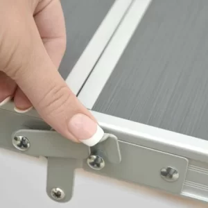 AMANKA Stabiler XXL Aluminium Campingtisch Klapptisch 180x70cm Alu Tisch Garten-Tisch 15