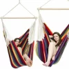 AMANKA XXL Hängesessel 185x130cm Hängestuhl 2 Personen Hängesitz Bis 150kg Baumwolle Hängematte 360° Swifel 19
