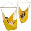 AMANKA XXL Hängesessel 185x130cm Hängestuhl 2 Personen Hängesitz Bis 150kg Baumwolle Hängematte 360° Swifel 19