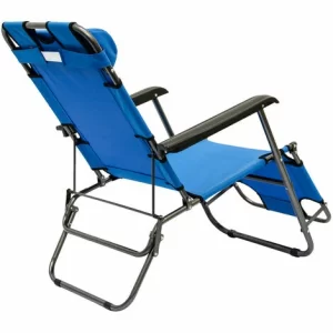 AMANKA Campingstuhl Liegestuhl Freizeitliege Sonnenliege Strandliege Campingliege Klappliege Liege 153cm | Türkis 11