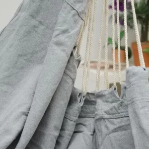 AMANKA XXL Hängesessel 185x130cm Hängestuhl 2 Personen Hängesitz Bis 150kg Baumwolle Hängematte 360° Swifel 13