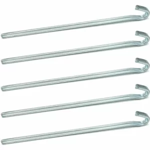 AMANKA 5 Dreikant Zeltheringe XL Erdnägel 230x6mm Bodenanker Camping-Zeltnägel Erdanker 13