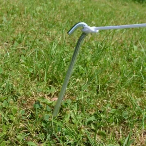 AMANKA 5 Dreikant Zeltheringe XL Erdnägel 230x6mm Bodenanker Camping-Zeltnägel Erdanker 15