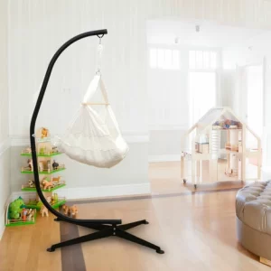 AMANKA 205cm Hängestuhlgestell Bis 120kg – Hängesessel Ständer Metall 9