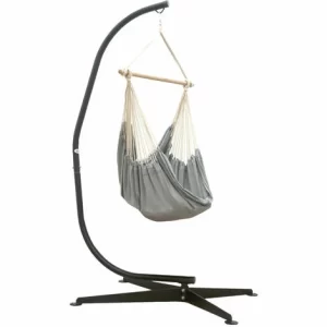 AMANKA 205cm Hängestuhlgestell Bis 120kg – Hängesessel Ständer Metall 13