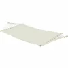 XXL Stabhängematte 2 Personen Hängematte | Liegefläche Ca 185×115 Cm | Belastbarkeit Bis 150 KG | 100% Baumwolle | AMANKA Hängematten | Beige 19
