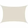 AMANKA UPF50+ UV Sonnensegel 3×4 Polyester Rechteck Wasserabweisend Garten Balkon Beige 17