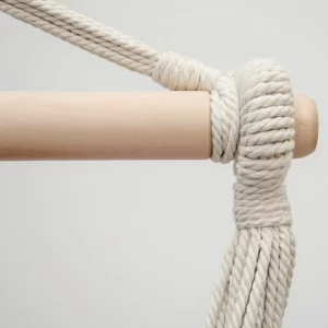 AMANKA XXL Hängesessel 185x130cm Hängestuhl 2 Personen Hängesitz Bis 150kg Baumwolle Hängematte 360° Swifel 15