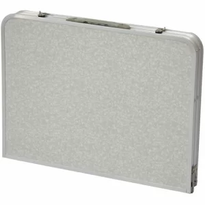 AMANKA Campingtisch Ca.90x60cm + 2 Aluminiuim Hocker Klapptisch Koffertisch Falttisch 9